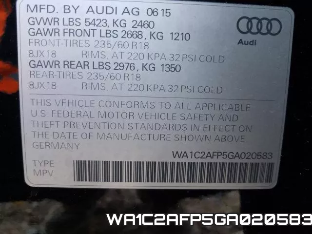 WA1C2AFP5GA020583
